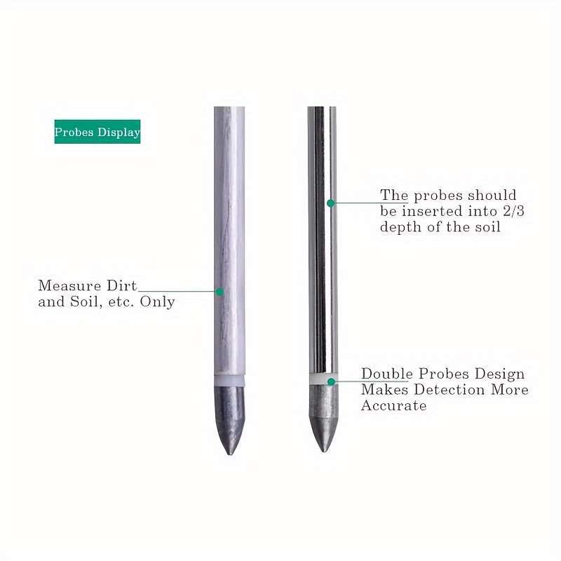 1-Piece Portable 3-In-1 Ph Meter Soil Tester For Testing Soil/Flowers/Lawn/Vegetables