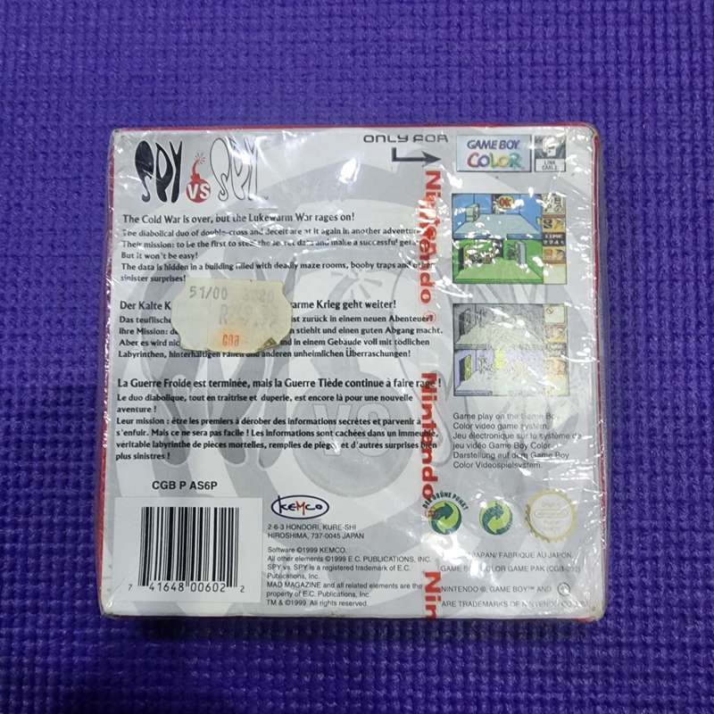 Spy vs. Spy Nintendo Game Boy Color - Sealed Unopened original Packaging