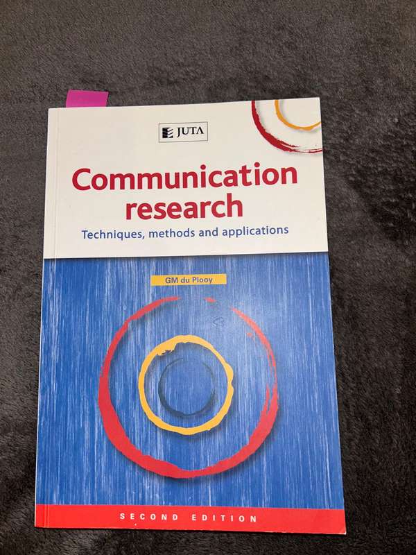 Communication Research: Techniques, Methods and Applications