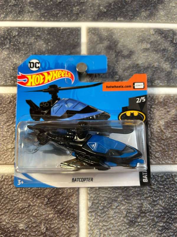 Hot Wheels - Batcopter 2-5 "Black-Blue"