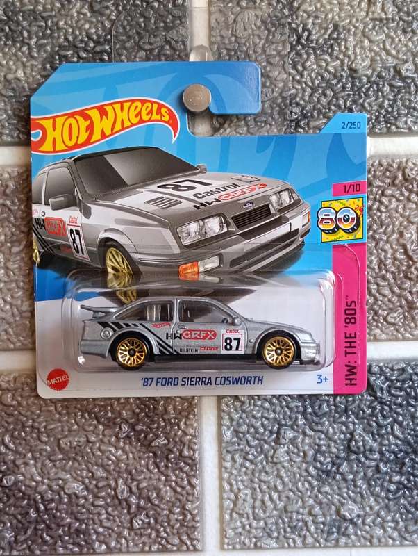 Hot Wheels - 87 Ford Sierra Cosworth 1/10 80's