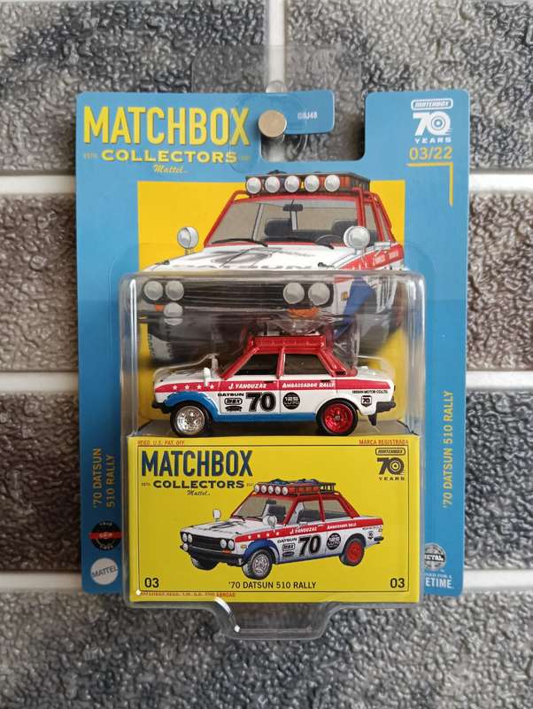 Matchbox -  Collectors 70 Datsun 510 Rally 3/22 2
