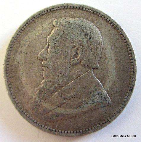 An 1896 ZAR Kruger 2 Shilling