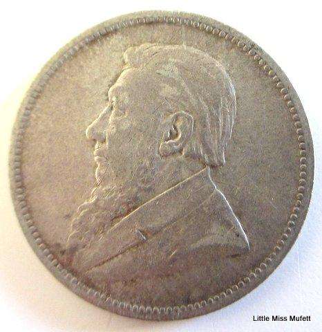 An 1895 ZAR Kruger 2 Shilling