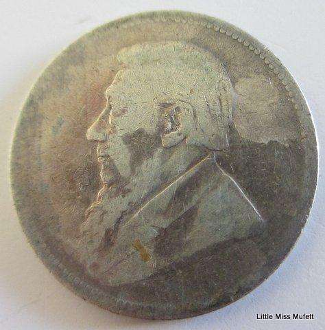An 1892 ZAR Kruger 2 Shilling
