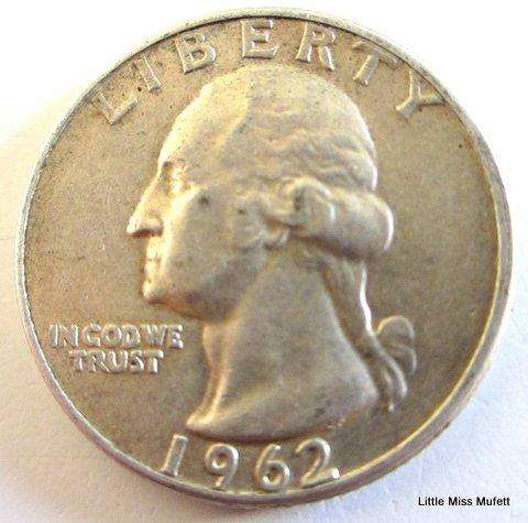 A USA 1962 Quarter Dollar--CompositionSilver (.900) Weight6.25 g
