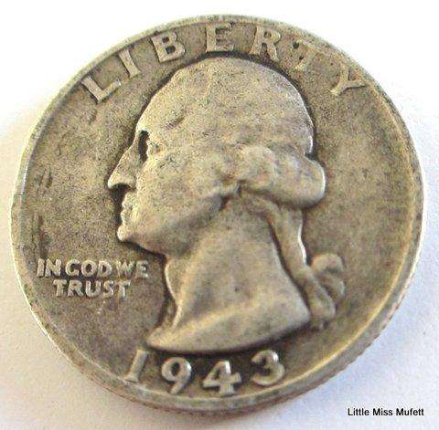 A 1943 USA Quarter Dollar---CompositionSilver (.900) Weight6.25 g