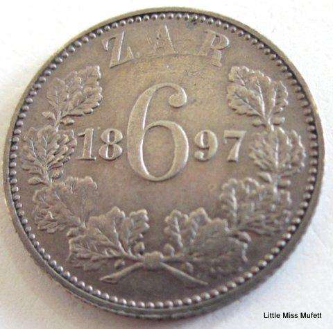 An 1897 ZAR Kruger 6d