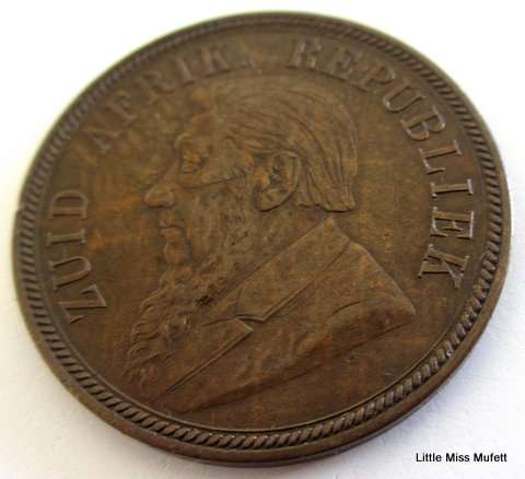 An 1892 ZAR Kruger Penny---Top grade