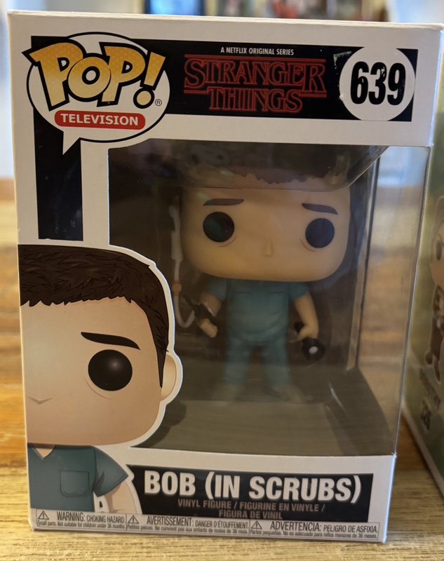 Stranger things Bob with scrubs funko pop