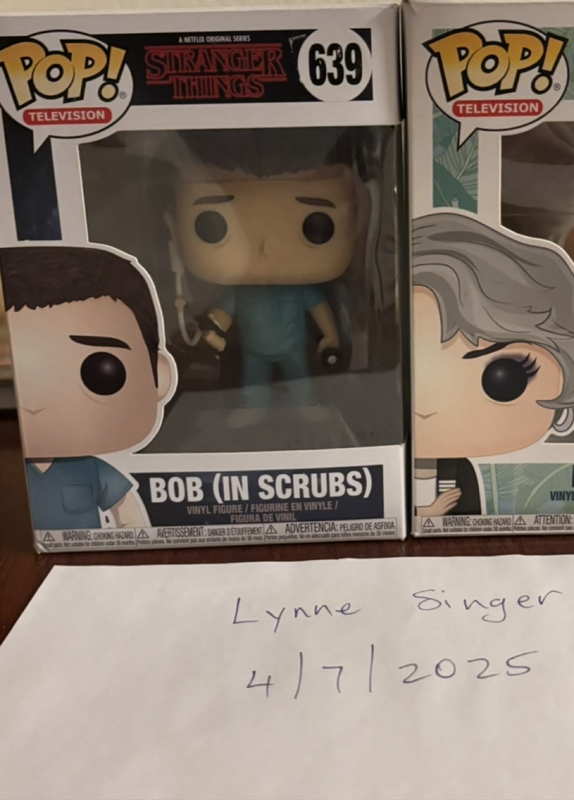 Stranger things Bob with scrubs funko pop