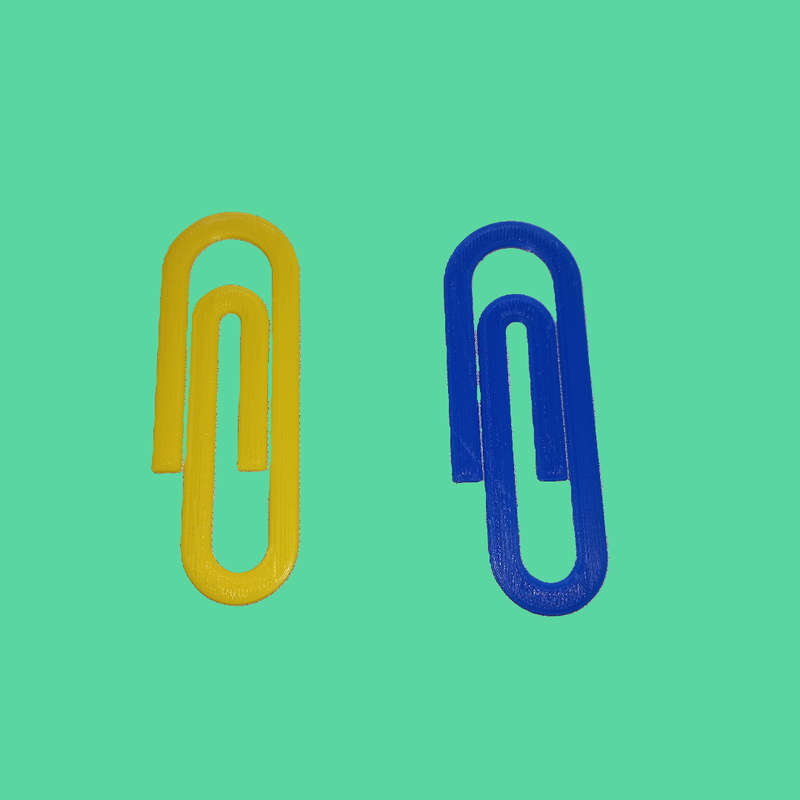 12 Large Paperclip Bookmarks