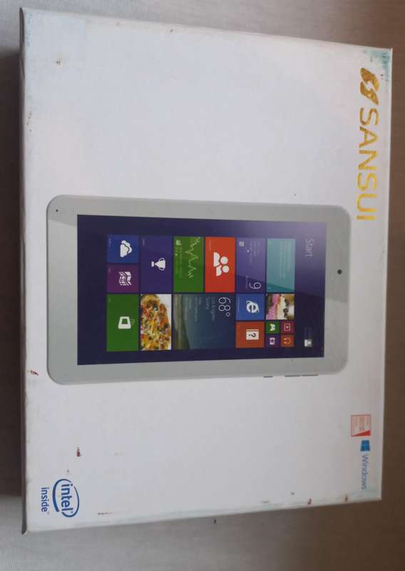 Sansui 7" Windows Tablet  Non funcional, Sold for Parts No reserve price