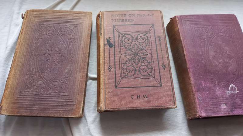 3 book Antique Religious Texts Collection (Pre-1900) by Charles Henry Mackintosh (C.H.M.)