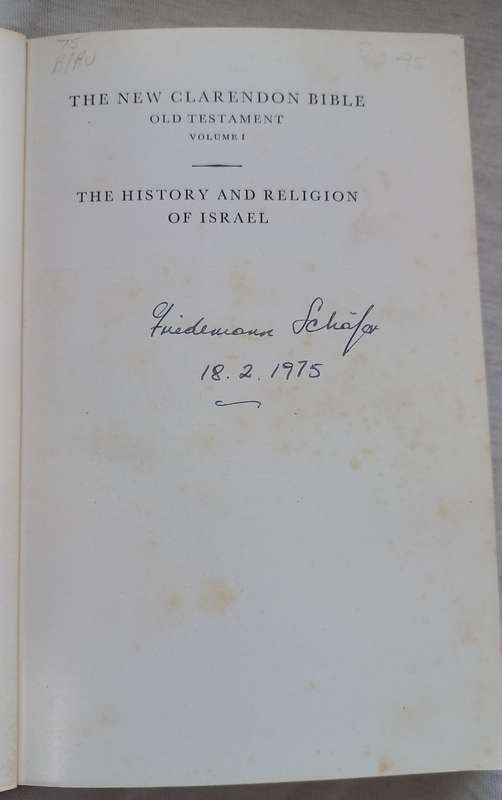 The History and Religion of Israel by G.W. Anderson