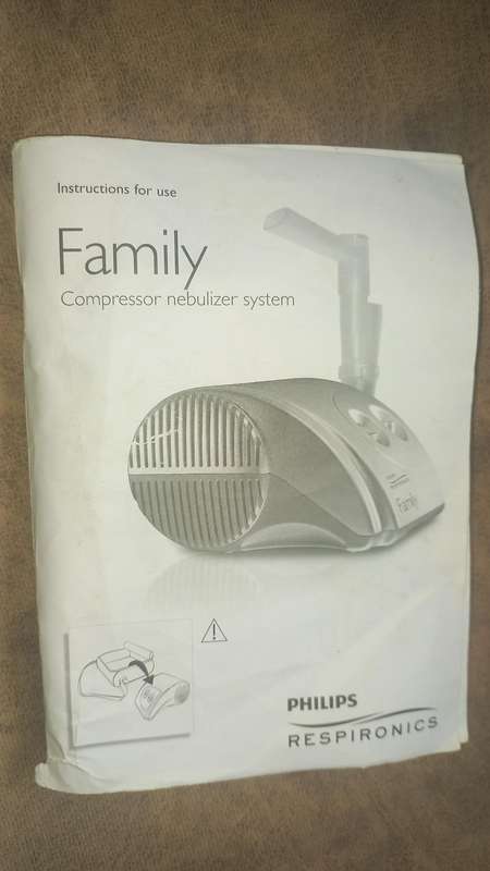 Philips Respironics Family Nebulizer System  Working Condition (Missing Jet Nozzle)