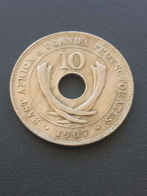 1907 East Africa and Uganda 10 Cent. **Rare**