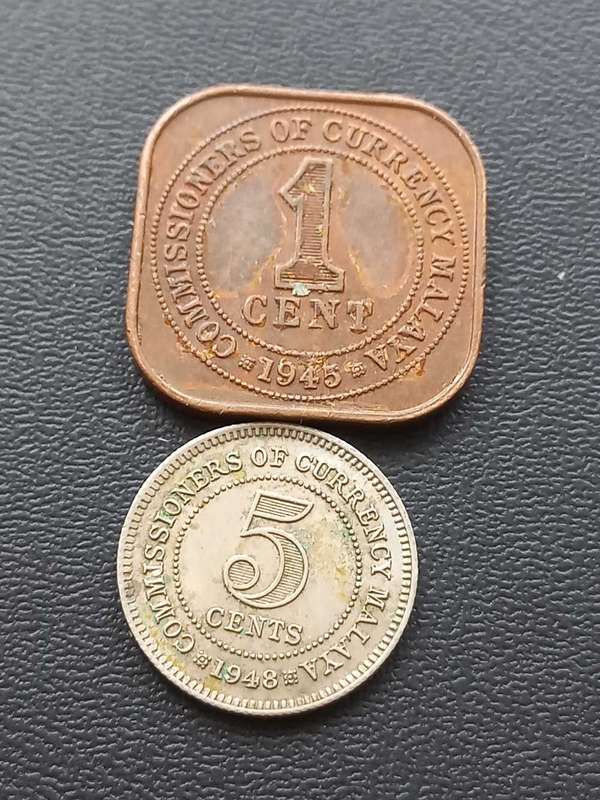 1945/48 Currency of Malaya lot