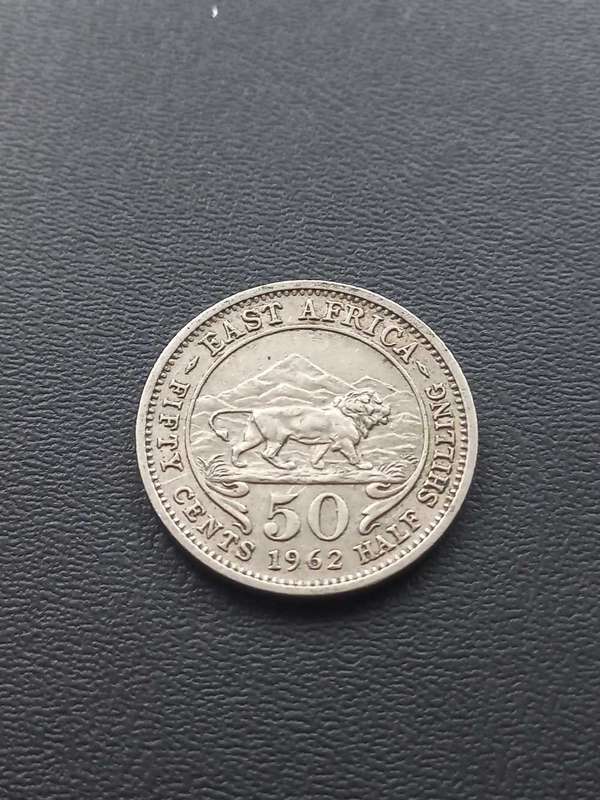 1962 East Africa Half Shilling