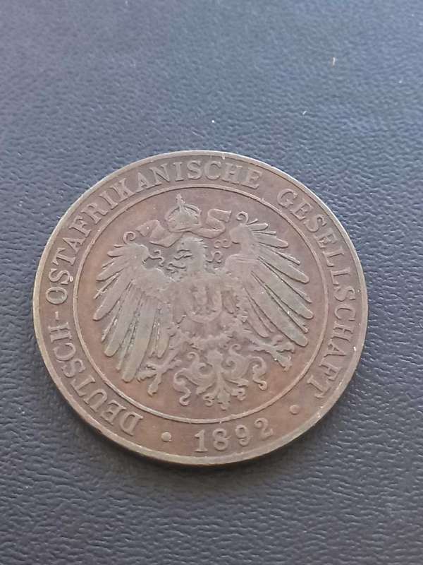 1892 German East Africa 1 Pesa