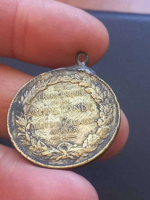 German Medal commemorating the uprising in SW- Africa.