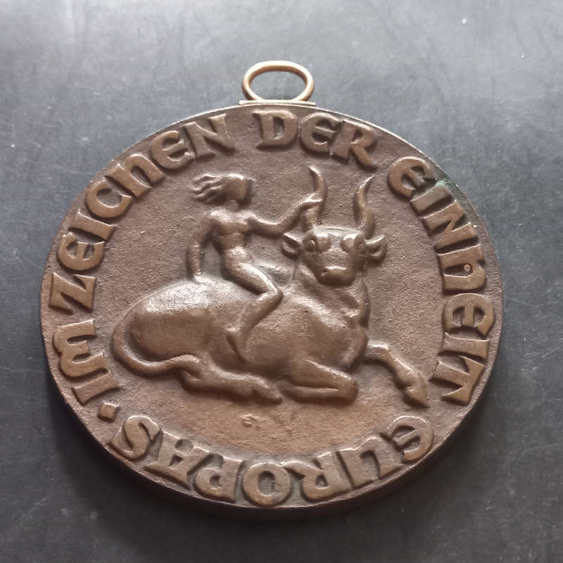 1951 Germany Large Bronze Commemorative medal. 78grams