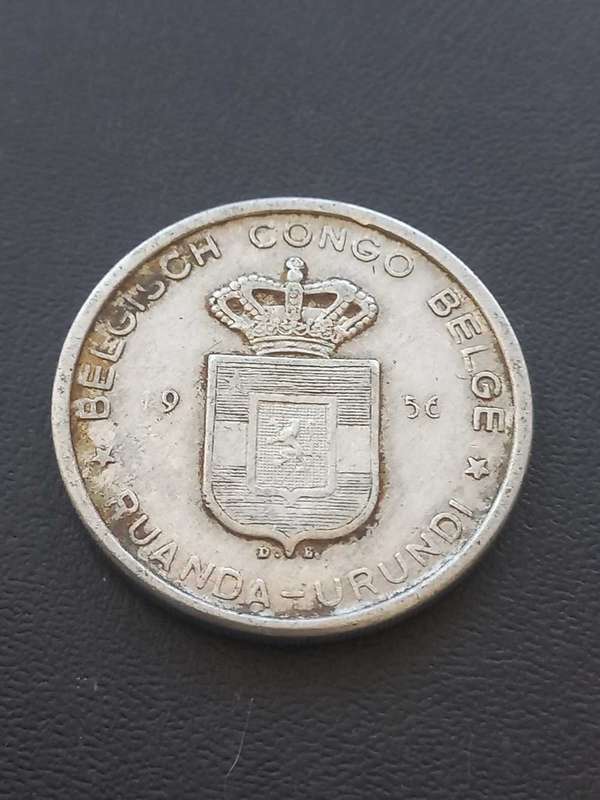 1956 Belgisch Congo 5 Fr