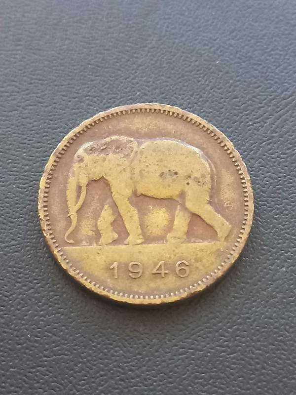 1946 Belgisch Congo 2Fr