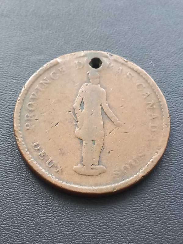 1837 One Penny Bank token