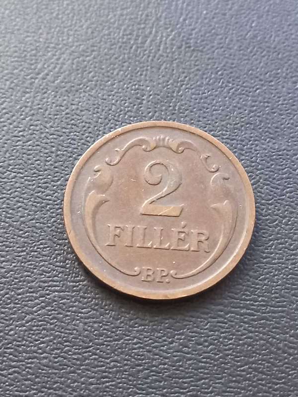 1939 Magyar 2 Filler