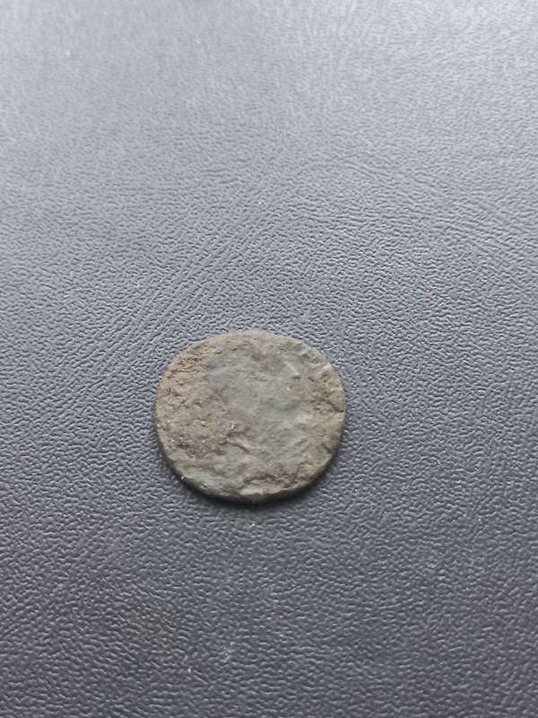 Ancient coin, some detail, uncleaned