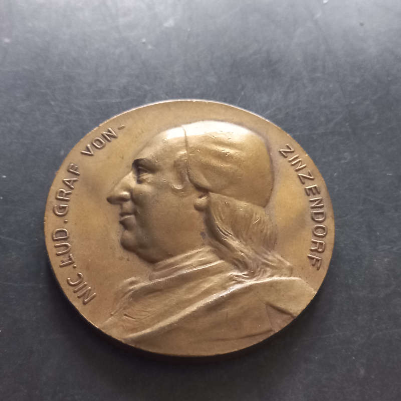 1922 Germany Hernhut 200th Anniversary Refuge for Maravian brethen Medal 40mm