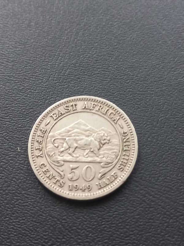1949 East Africa Half Shilling