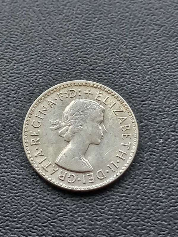1963 Australia Threepence .500 Silver