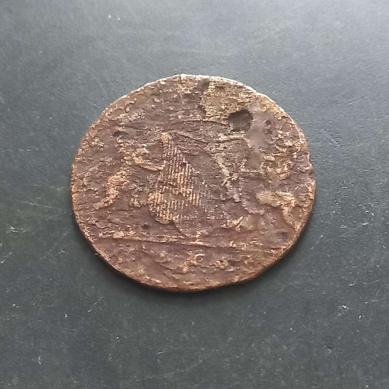 1700's VOC Duit. From Unknown shipwreck