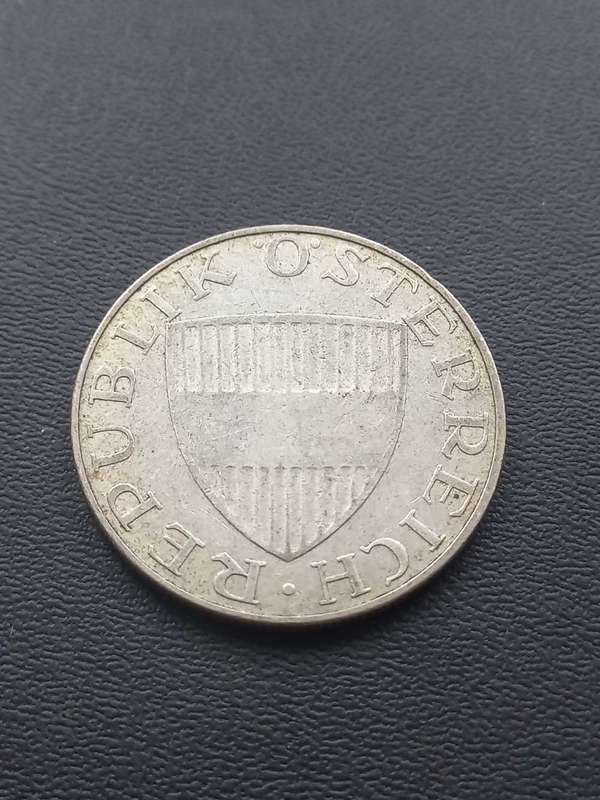 1958 Austria 10 Schilling .640 Silver