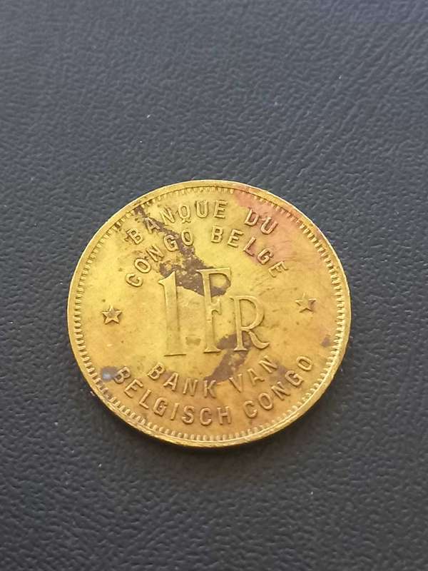 1944 Belgisch Congo 1Fr