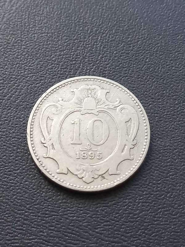 1895 Austria 10 Heller