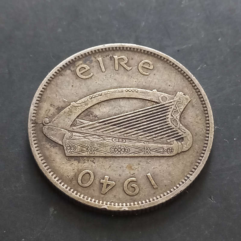 1940 Ireland Florin.750 Silver