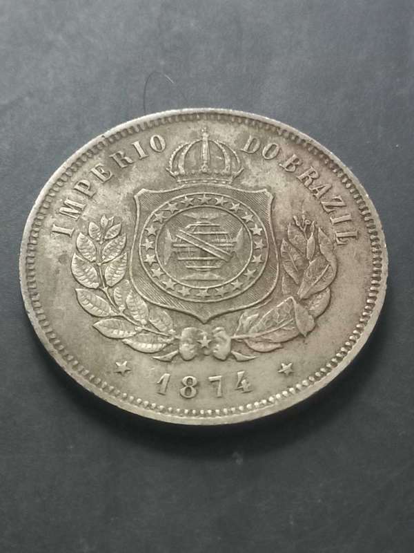 1874 Brasil 200 Reis**Rare**