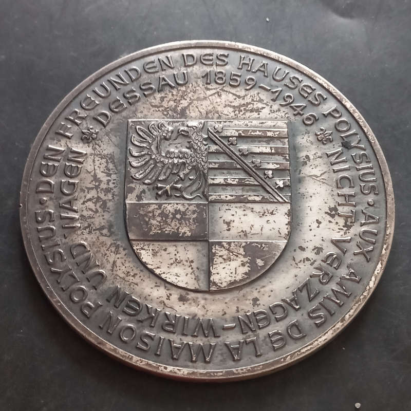 1946 German Commemorative medal. Very large