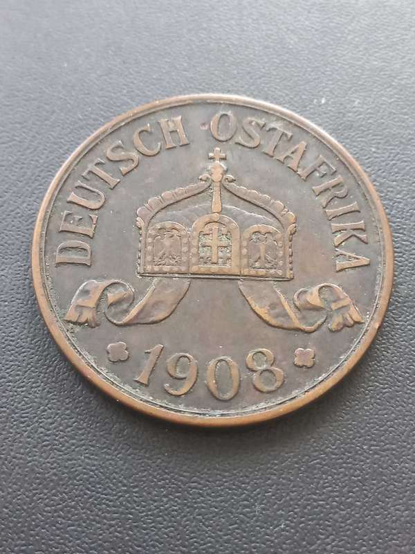 1908J German East Africa 5 Heller