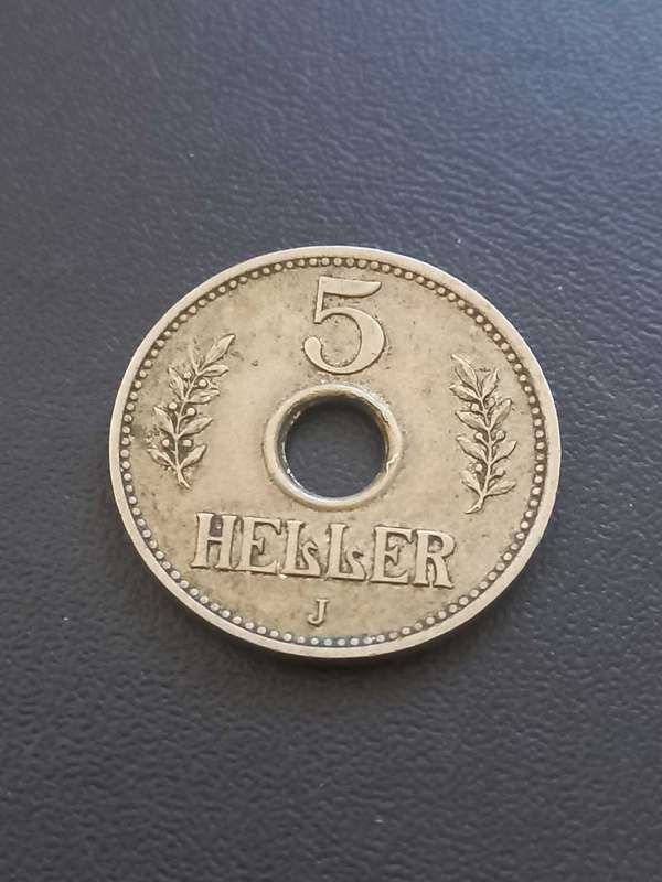 1914j German East Africa 5 Heller