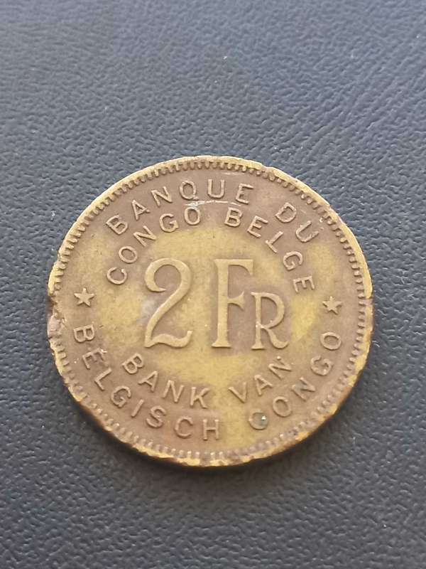 1946 Belgisch Congo 2Fr