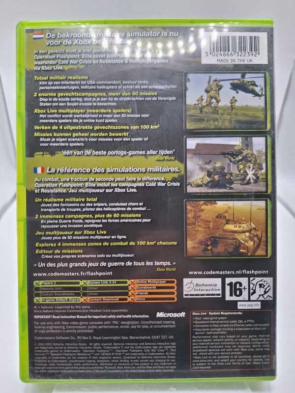 Operation Flashpoint: Elite (XBOX OG)