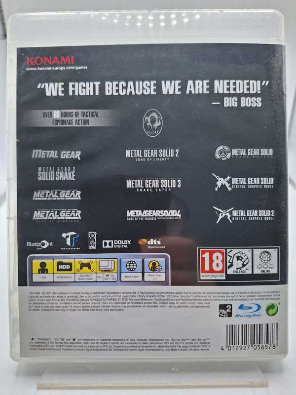 Metal Gear Solid: The Legacy Collection (PS3)