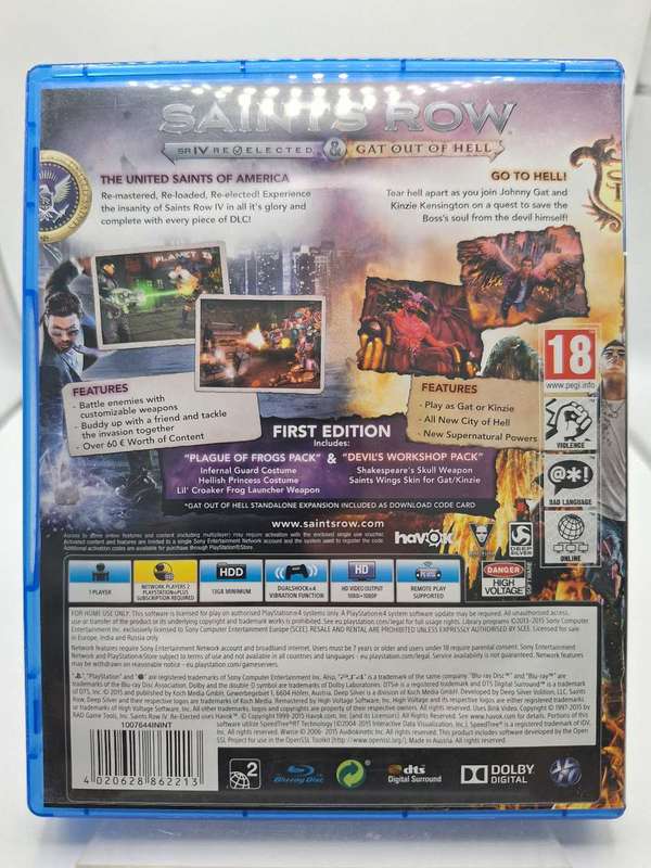 Saints Row IV: Re-Elected (PS4)