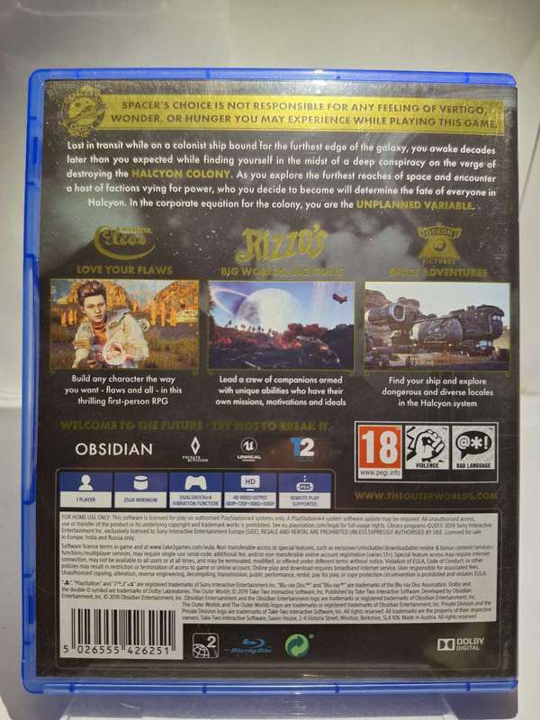 The Outer Worlds (PS4)