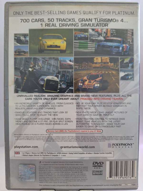 Gran Turismo 4 - Platinum (PS2)