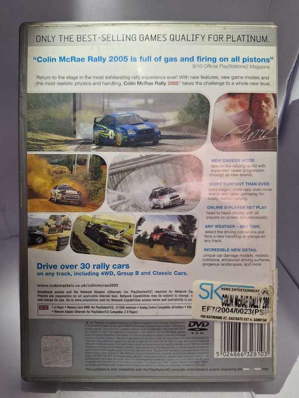 Colin Mcrae Rally 2005 - Platinum (PS2)